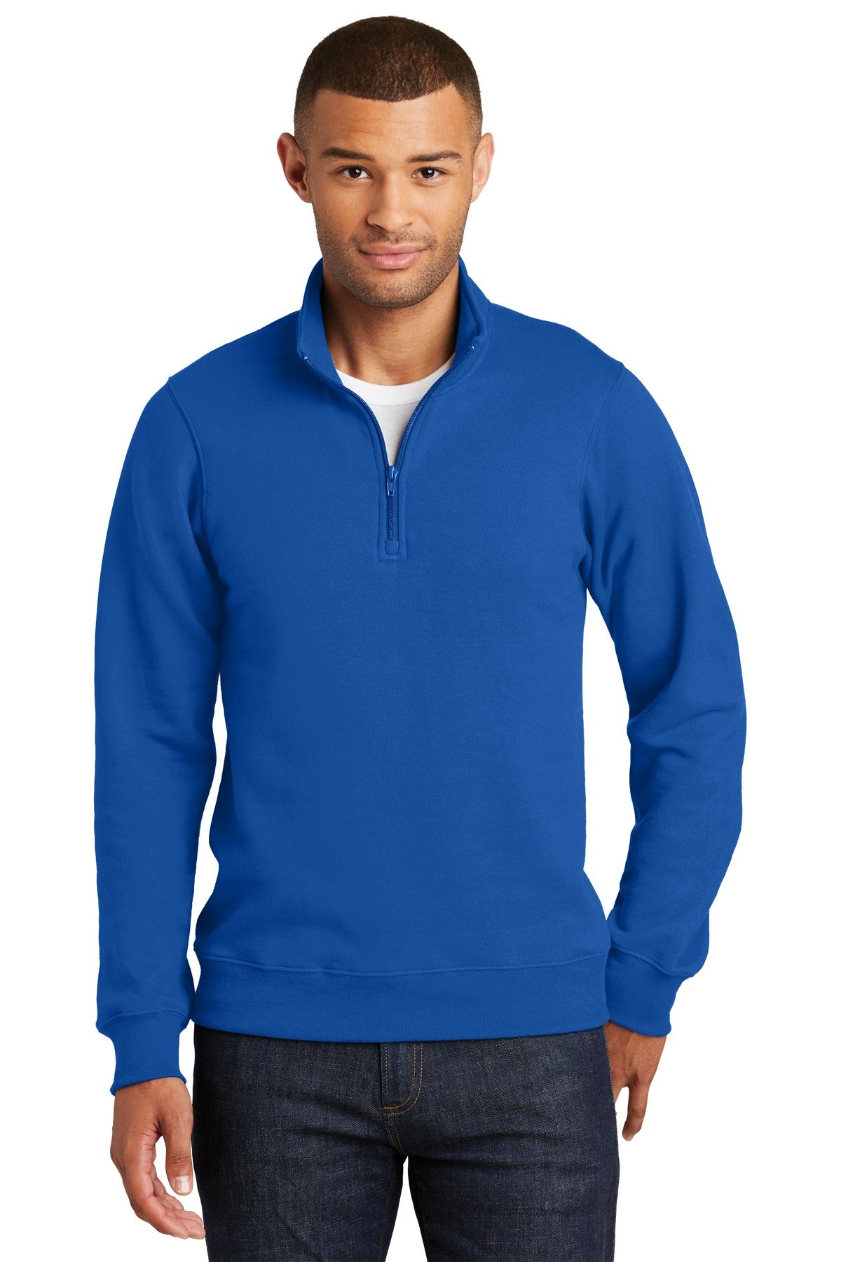 Port & Co™ Fan Favorite Fleece 1/4-Zip Pullover Sweatshirt. PC850Q