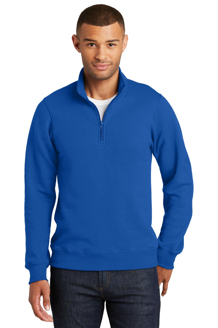 Port & Co™ Fan Favorite Fleece 1/4-Zip Pullover Sweatshirt. PC850Q