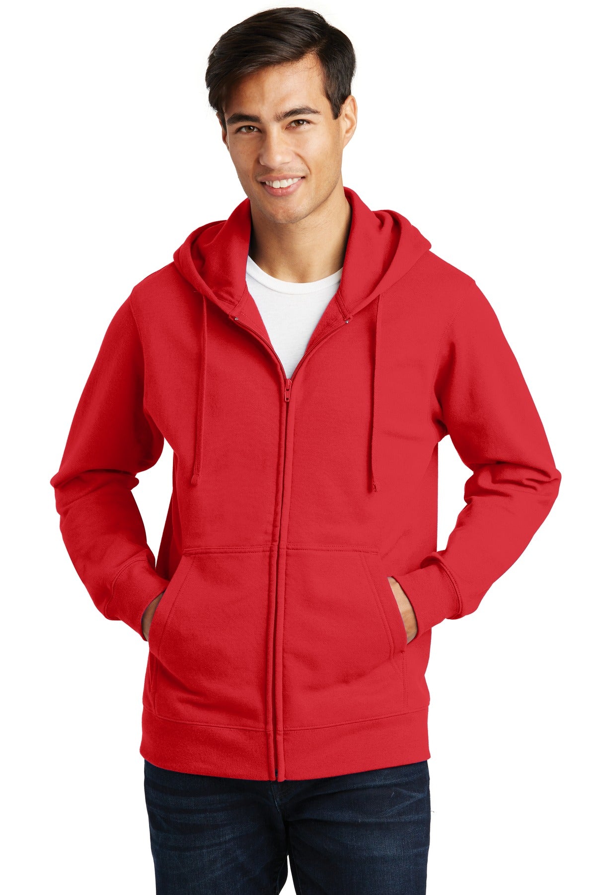 Port & Co™ Fan Favorite Fleece Full-Zip Hooded Sweatshirt. PC850ZH