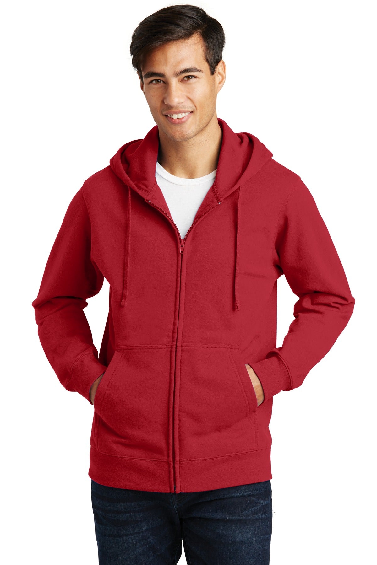 Port & Co™ Fan Favorite Fleece Full-Zip Hooded Sweatshirt. PC850ZH