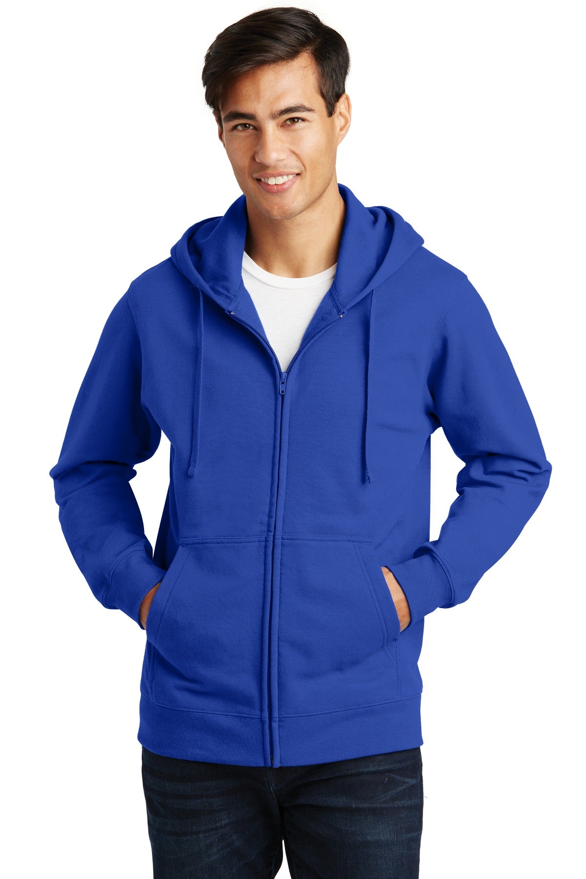 Port & Co™ Fan Favorite Fleece Full-Zip Hooded Sweatshirt. PC850ZH