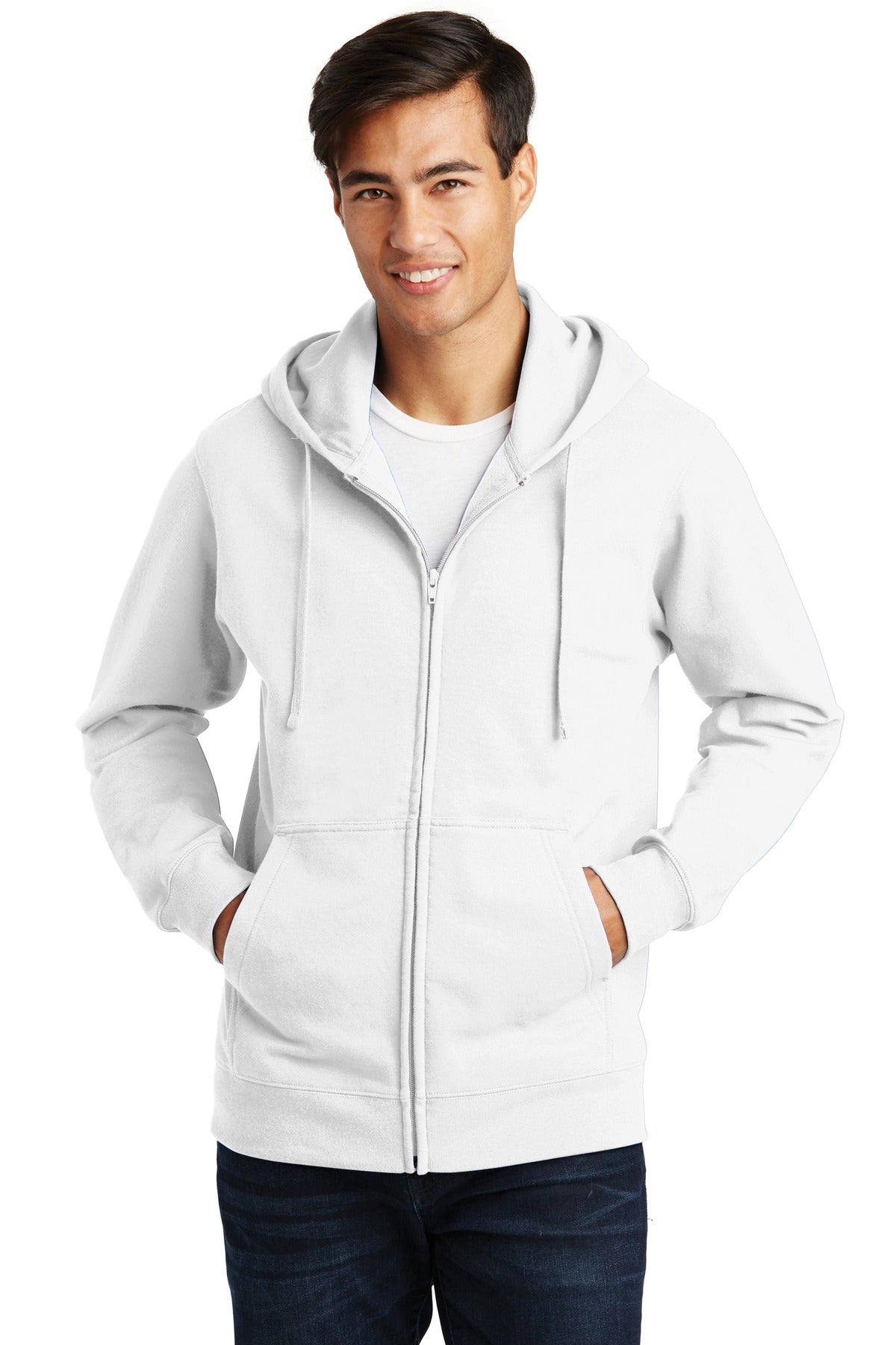 Port & Co™ Fan Favorite Fleece Full-Zip Hooded Sweatshirt. PC850ZH