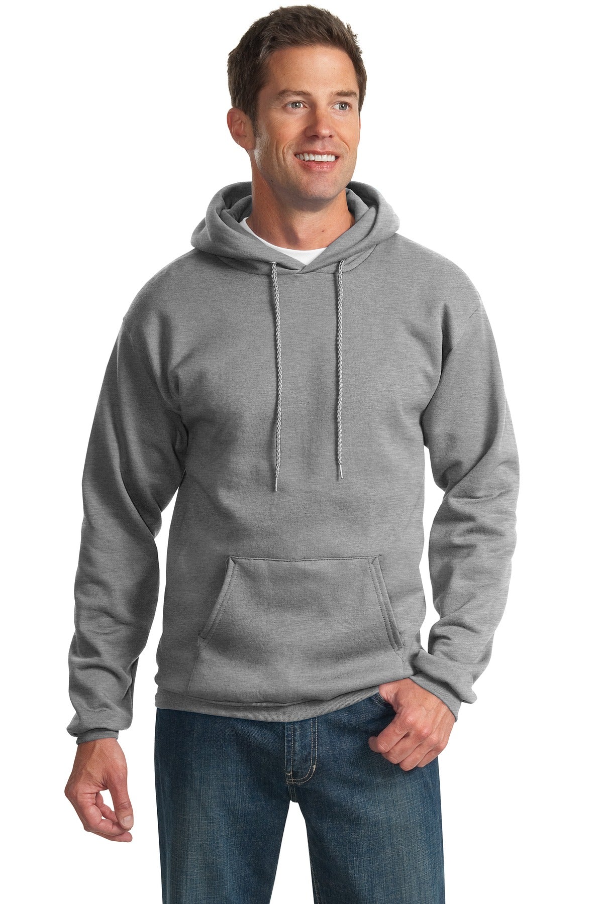 Port & Co™ Tall Essential Fleece Pullover Hooded Sweatshirt. PC90HT