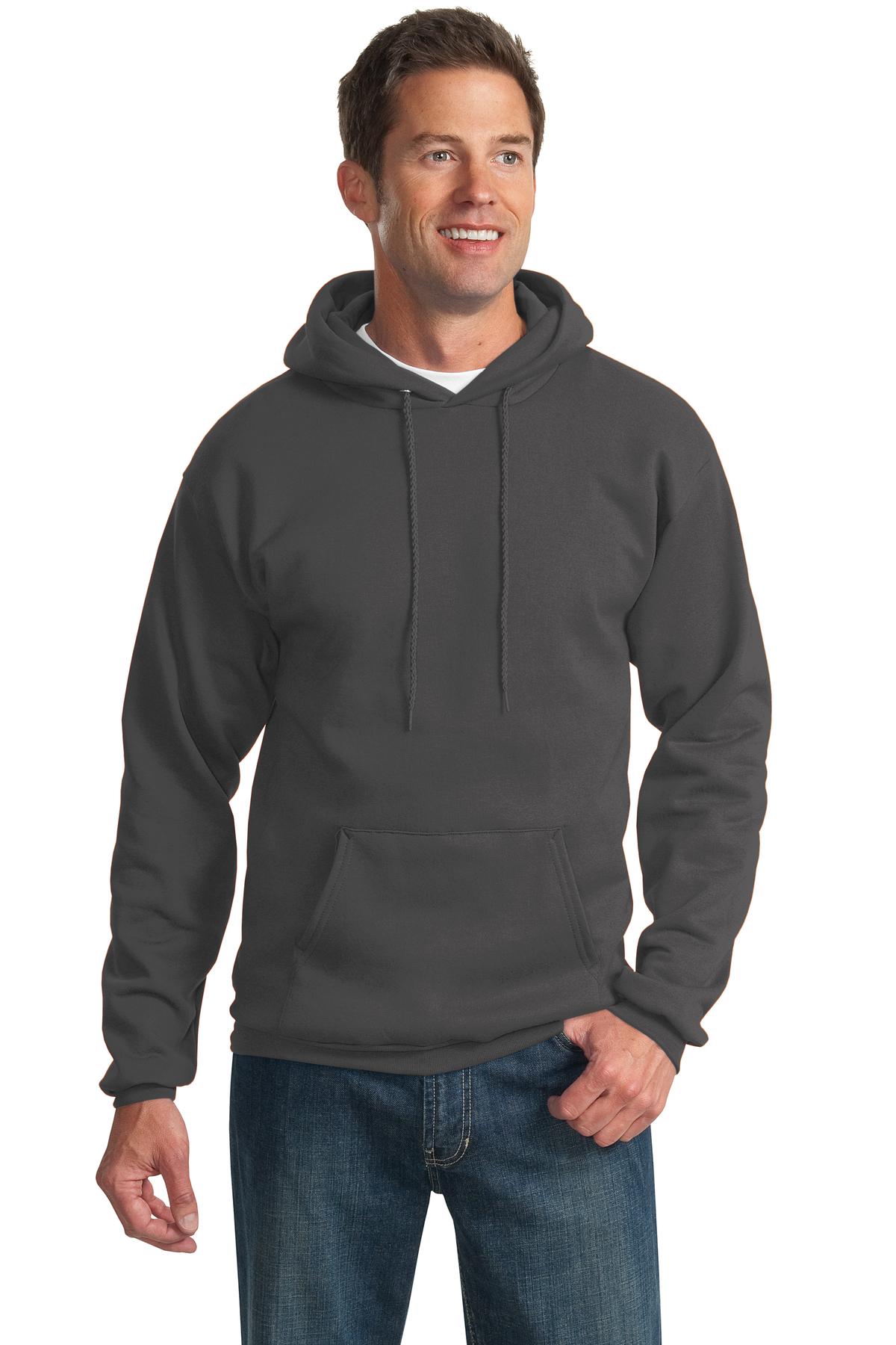 Port & Co™ Tall Essential Fleece Pullover Hooded Sweatshirt. PC90HT