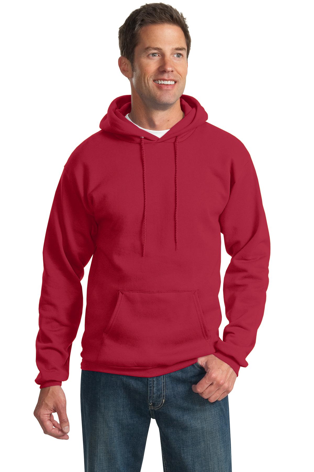 Port & Co™ Tall Essential Fleece Pullover Hooded Sweatshirt. PC90HT