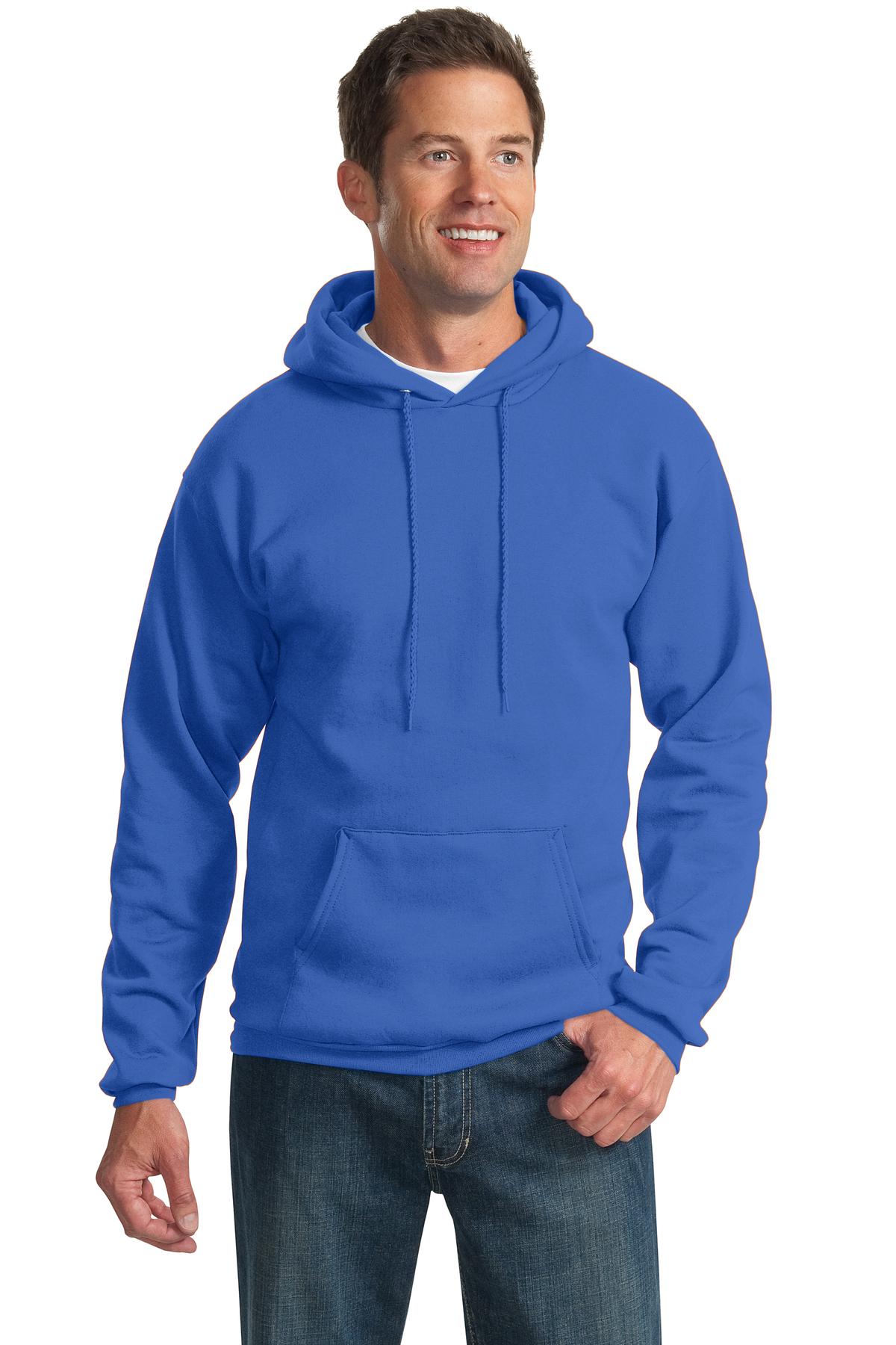 Port & Co™ Tall Essential Fleece Pullover Hooded Sweatshirt. PC90HT