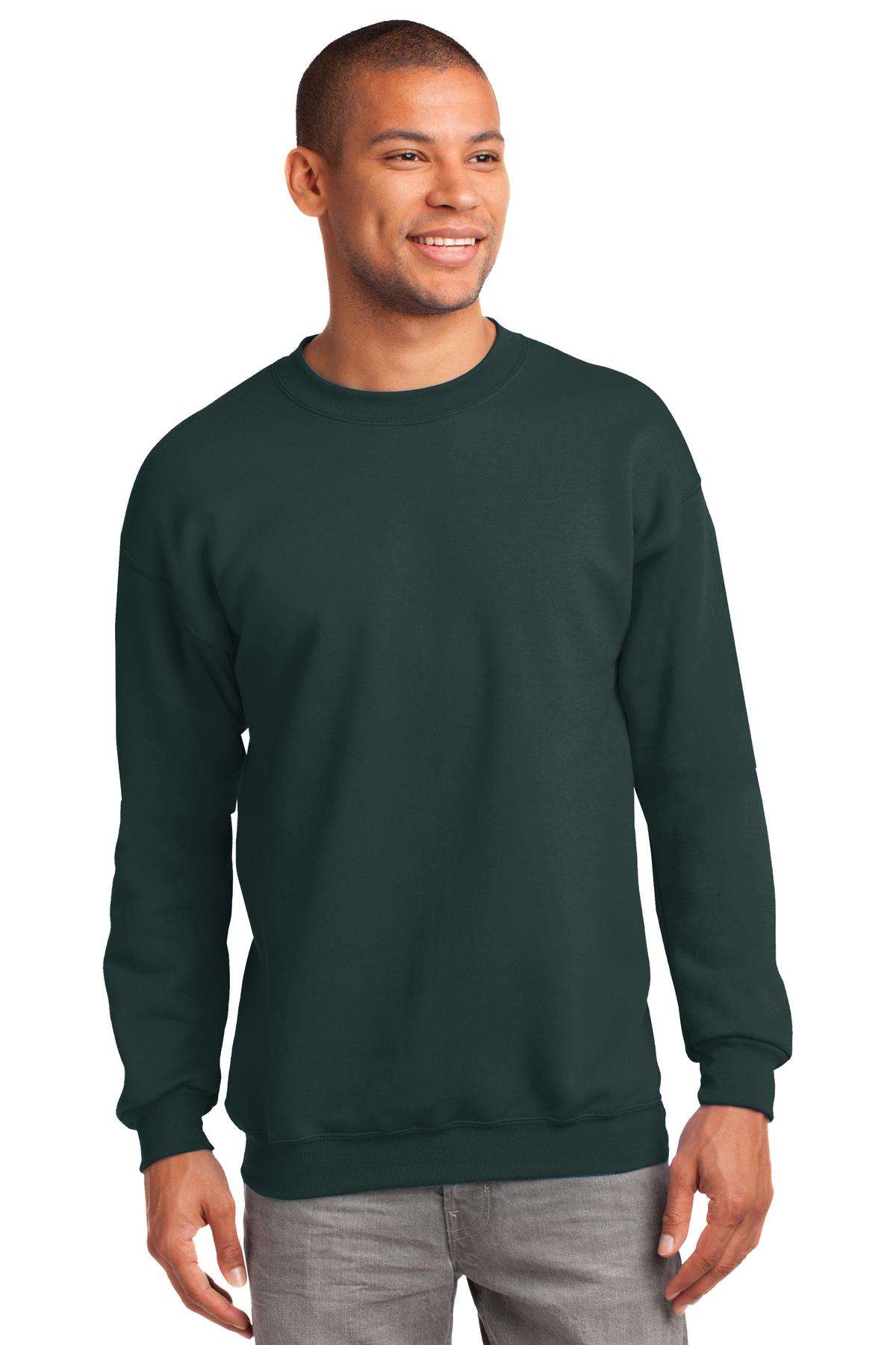 Port & Co™ Tall Essential Fleece Crewneck Sweatshirt. PC90T