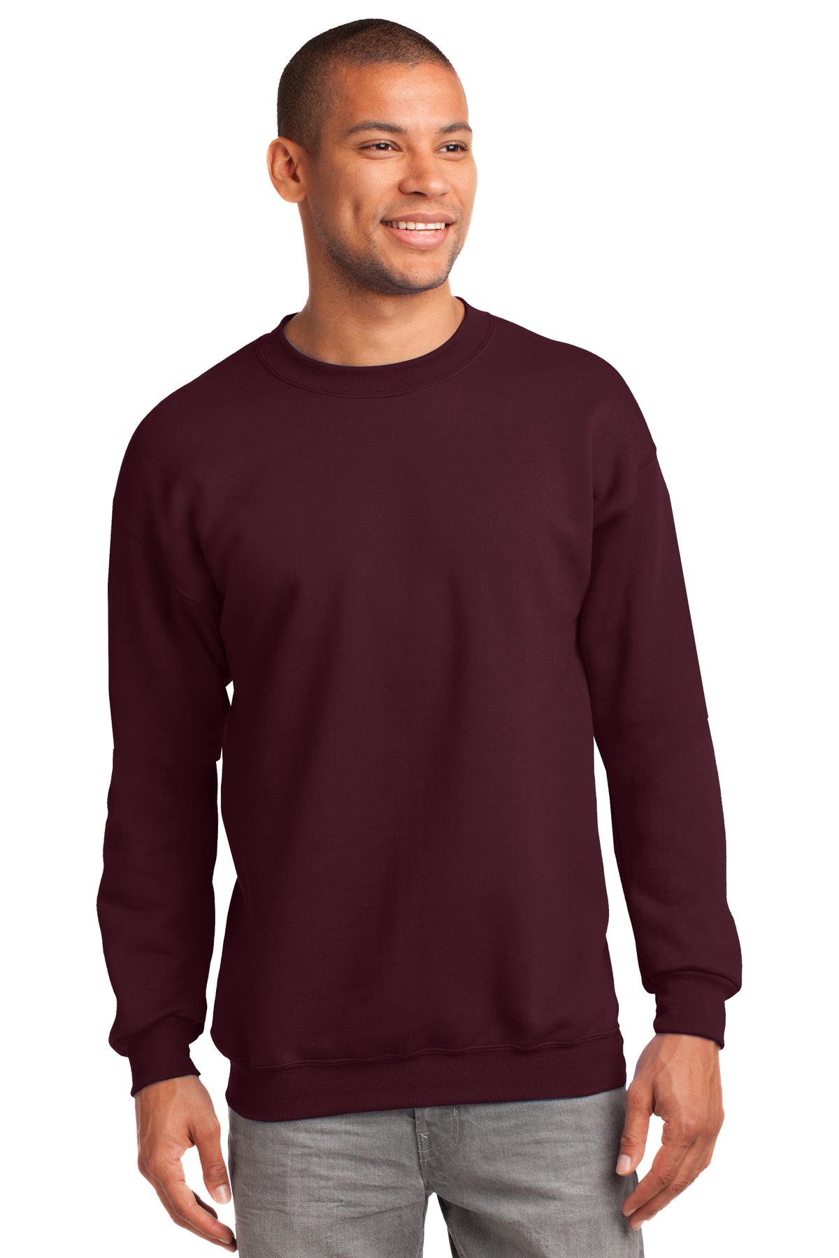 Port & Co™ Tall Essential Fleece Crewneck Sweatshirt. PC90T