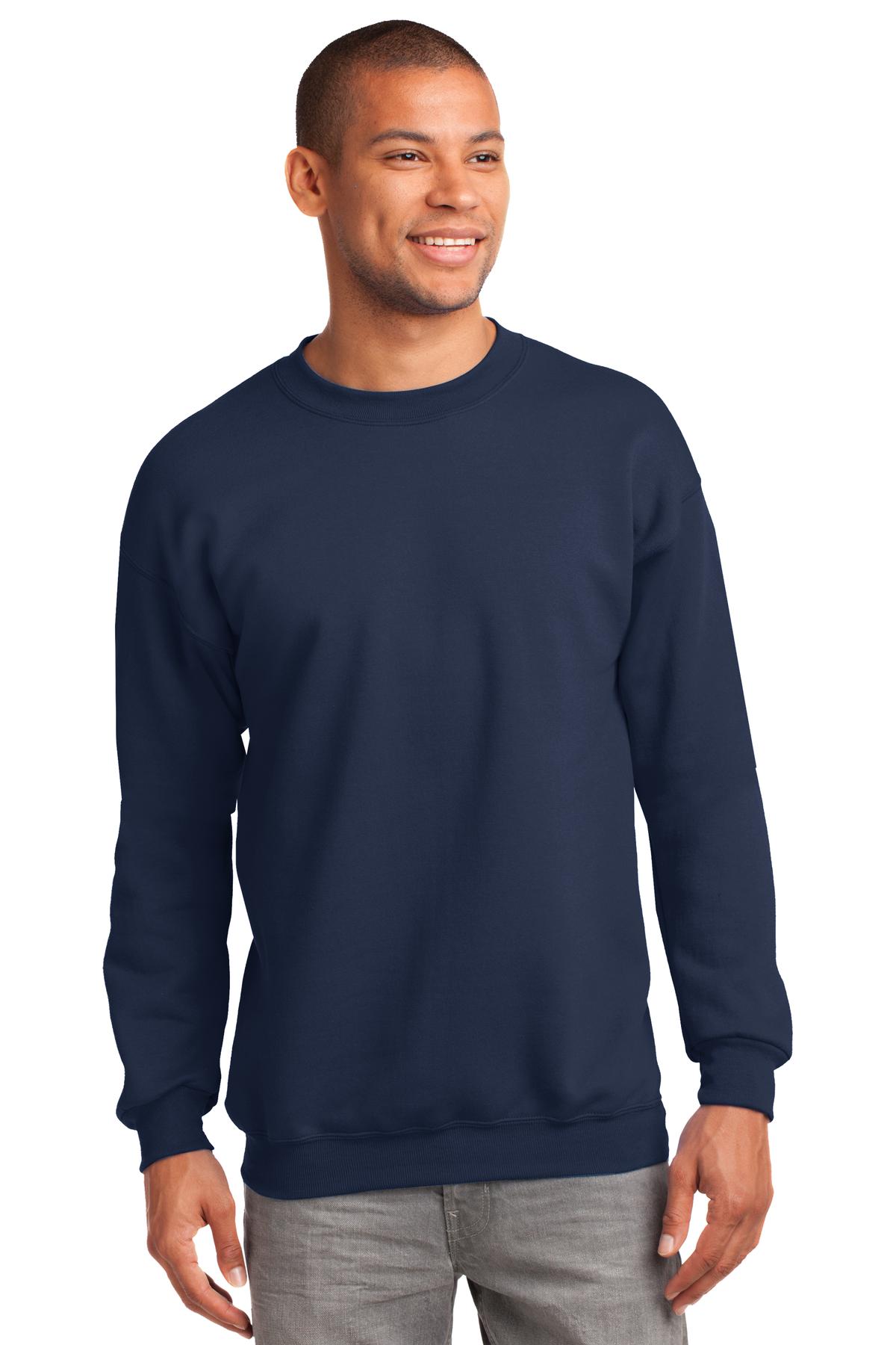 Port & Co™ Tall Essential Fleece Crewneck Sweatshirt. PC90T