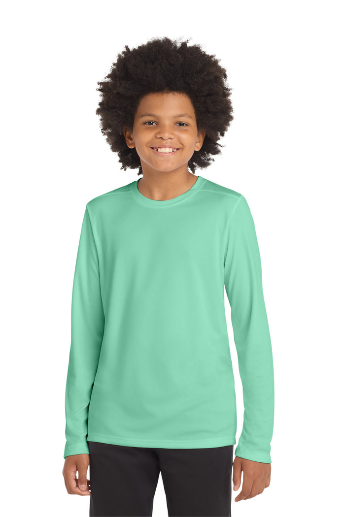 Sport-Tek ® Youth Posi-UV® Pro Long Sleeve Tee. YST420LS