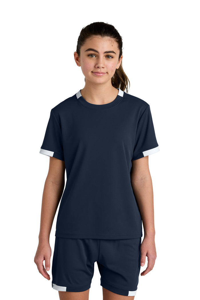 Sport-Tek® Youth Club Short Sleeve Crew YST440