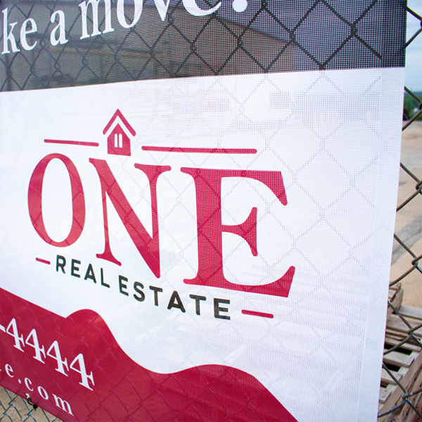 8oz Mesh Banner