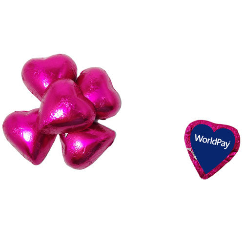 Individually Wrapped Chocolate Hearts
